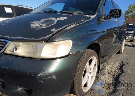 2001 Honda Odyssey Ex из США, поврежденный, VIN 2HKRL18691H586019